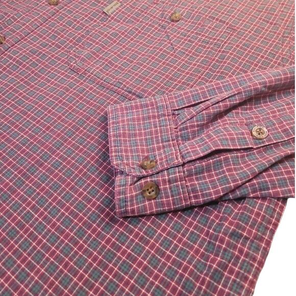 Woolrich Willow Men’s Flannel Shirt 2XL Red Multi Plaid Button-Up EUC - Picture 3 of 7